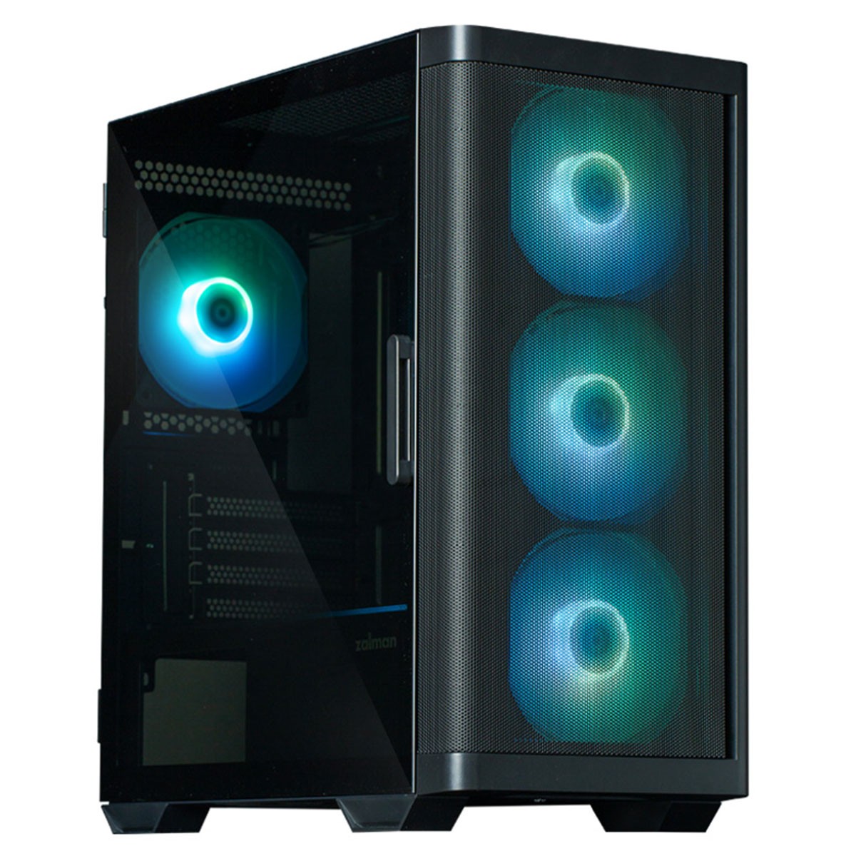 Case Zalman M4 Mini-Tower mATX RGB Vetro Temperato Nero Case Zalman M4 Mini-Tower mATX RGB Vetro Temperato Nero