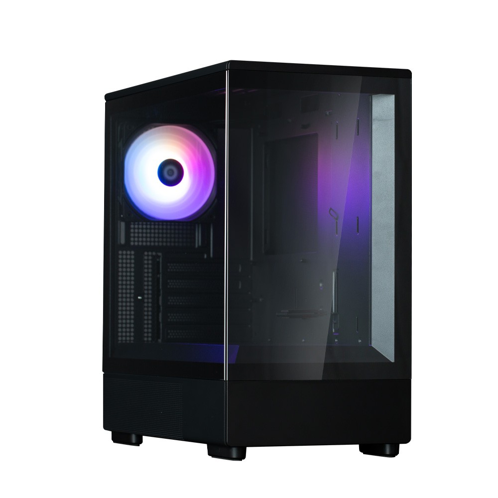 Case Zalman P10 Mini-Tower mATX RGB Vetro Temperato Nero Case Zalman P10 Mini-Tower mATX RGB Vetro Temperato Nero
