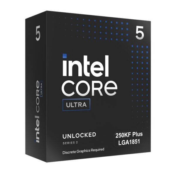 CPU Intel Core Ultra 5 Process 250KF Plus processore 30 MB BOX