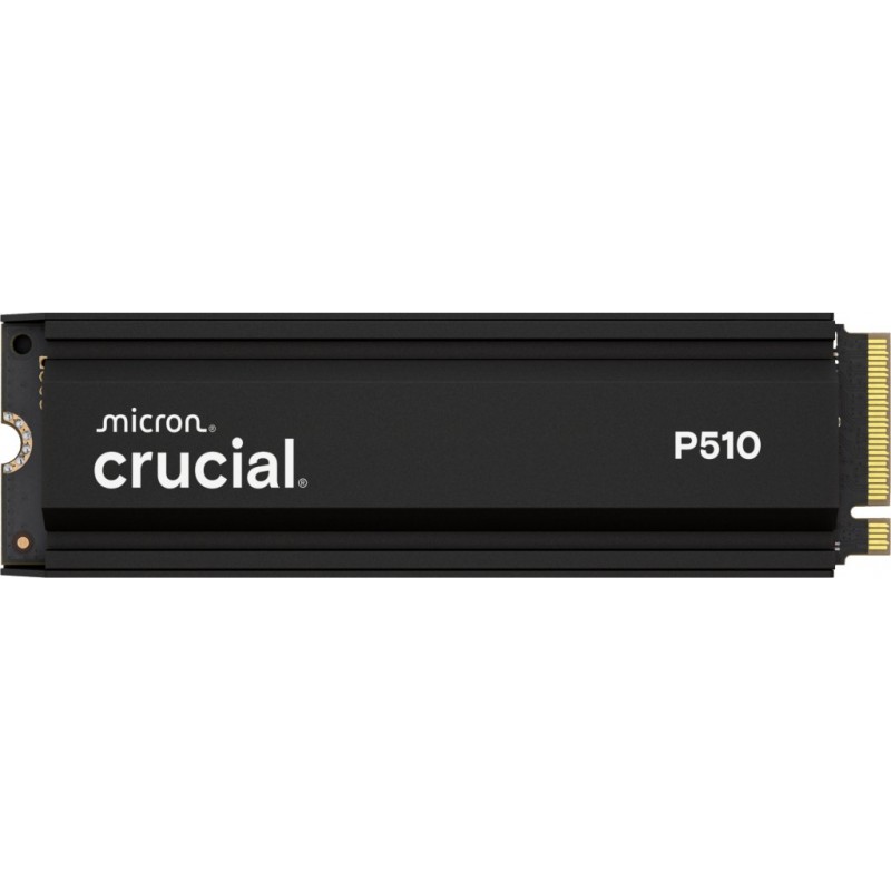 SSD Crucial P510 1TB M2 2280 PCIe 50x4 Dissipatore SSD Crucial P510 1TB M2 2280 PCIe 50x4 Dissipatore