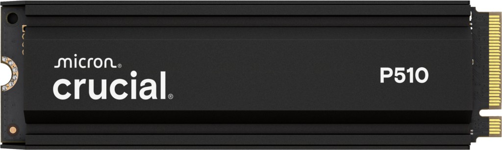 SSD Crucial P510 2TB M2 2280 PCIe 50x4 Dissipatore SSD Crucial P510 2TB M2 2280 PCIe 50x4 Dissipatore