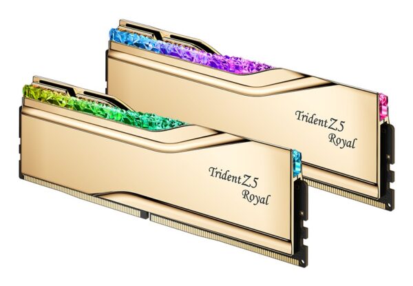 Ram G.Skill Trident Z5 Royal DDR5 6000Mhz 32GB (2X16GB) RGB CL28 XMP Oro