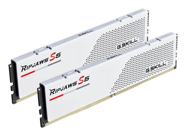 Ram G.Skill Ripjaws S5 DDR5 6000Mhz 32GB (2x16GB) CL28 Bianco XMP