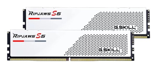 Ram G.Skill Ripjaws S5 DDR5 6000Mhz 64GB (2x32GB) CL28 Bianco XMP