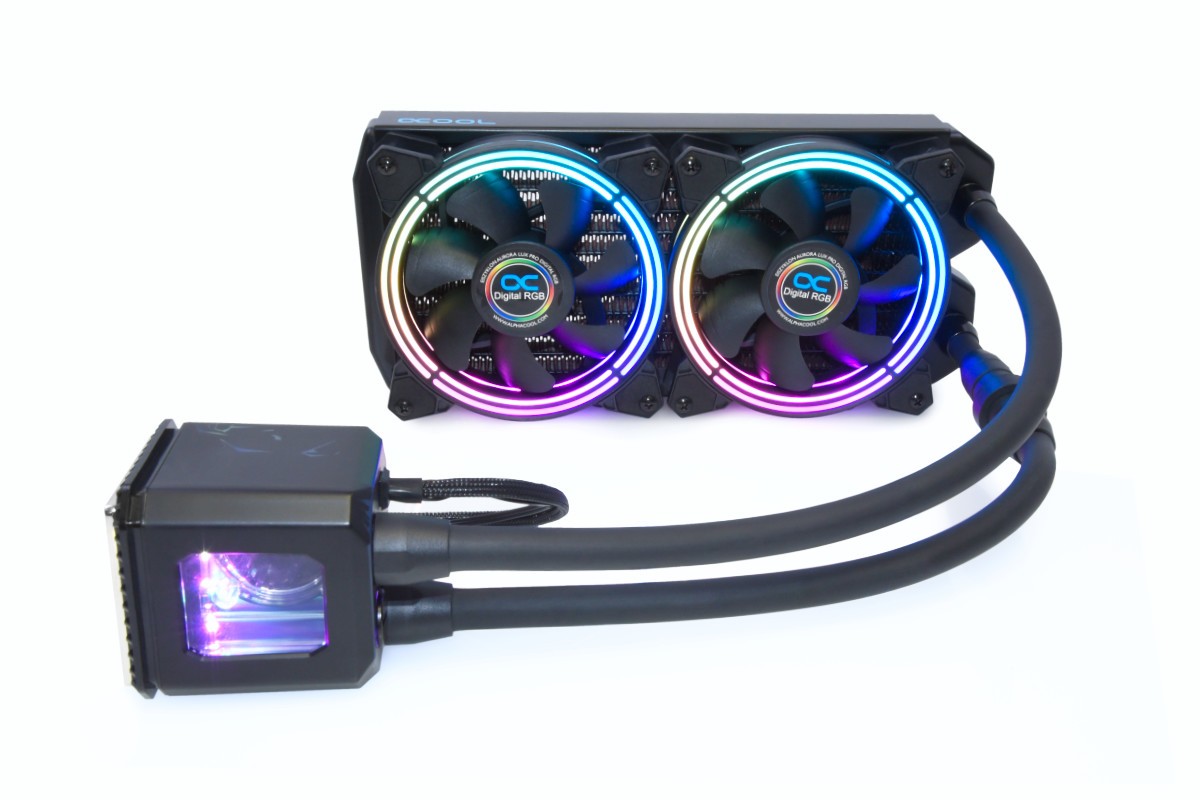 Dissipatore A Liquido Alphacool Eisbaer Aurora 240mm Digita Dissipatore A Liquido Alphacool Eisbaer Aurora 240mm Digita