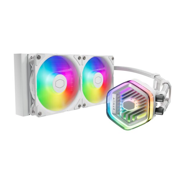 Dissipatore a Liquido Cooler Master MasterLiquid 240 Atmos 240mm ARGB Bianco