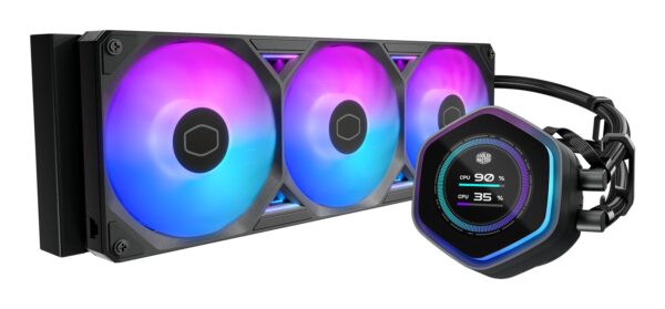 Dissipatore a Liquido Cooler Master MasterLiquid Atmos II 360 LCD 12 cm Nero