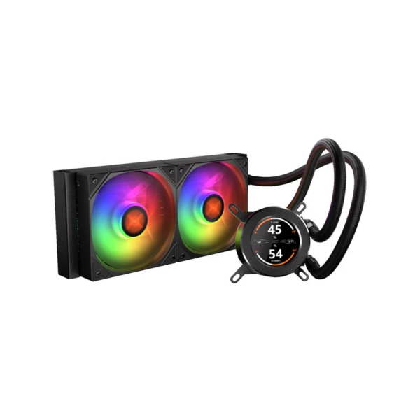 Dissipatore a Liquido Krux HydroGlance 240 LCD 240mm Nero