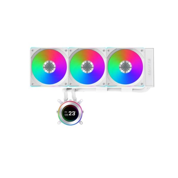 Dissipatore A Liquido Lian Li HYDROSHIFT II LCD-C 360CL 360mm ARGB Bianco