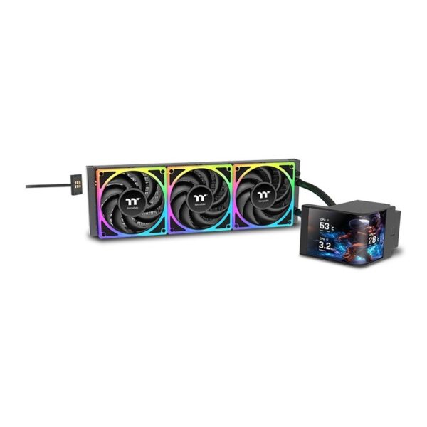 Dissipatore a Liquido Thermaltake MAGCurve 360 Ultra RGB 360mm Nero