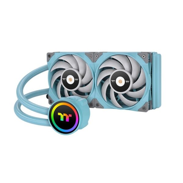 Dissipatore A Liquido Thermaltake TOUGHLIQUID 240 ARGB Sync AIO racing turchese 240mm