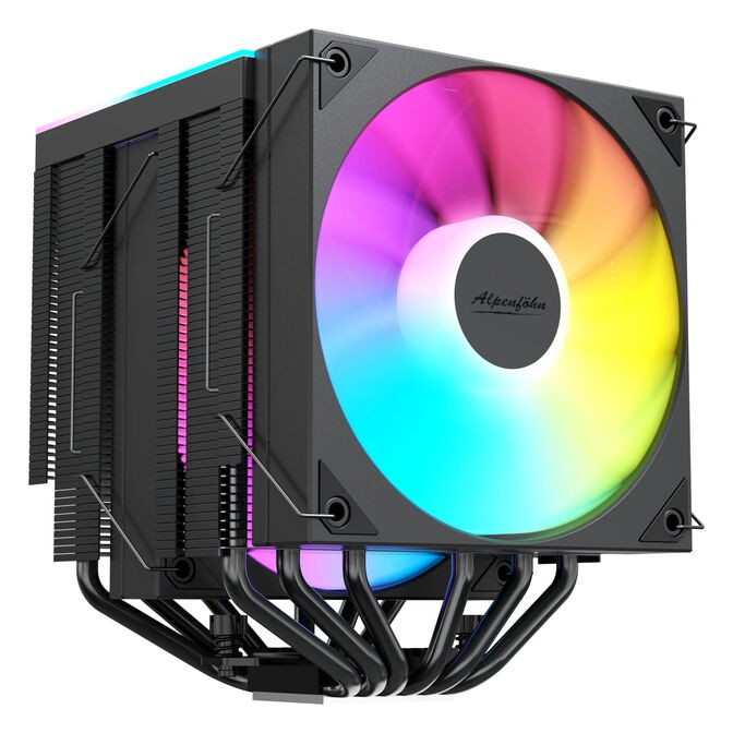 Dissipatore Ad Aria CPU Alpenföhn Matterhorn 2 Aurora Max Dual-Tower 120mm ARGB Nero Dissipatore Ad Aria CPU Alpenföhn Matterhorn 2 Aurora Max Dual-Tower 120mm ARGB Nero
