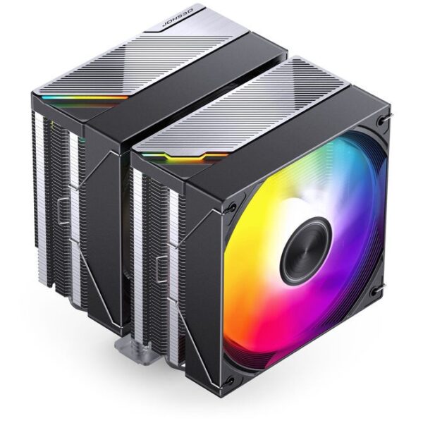 Dissipatore Ad Aria CPU Jonsbo CA80 Dual Tower 2x120mm PWM RGB Nero