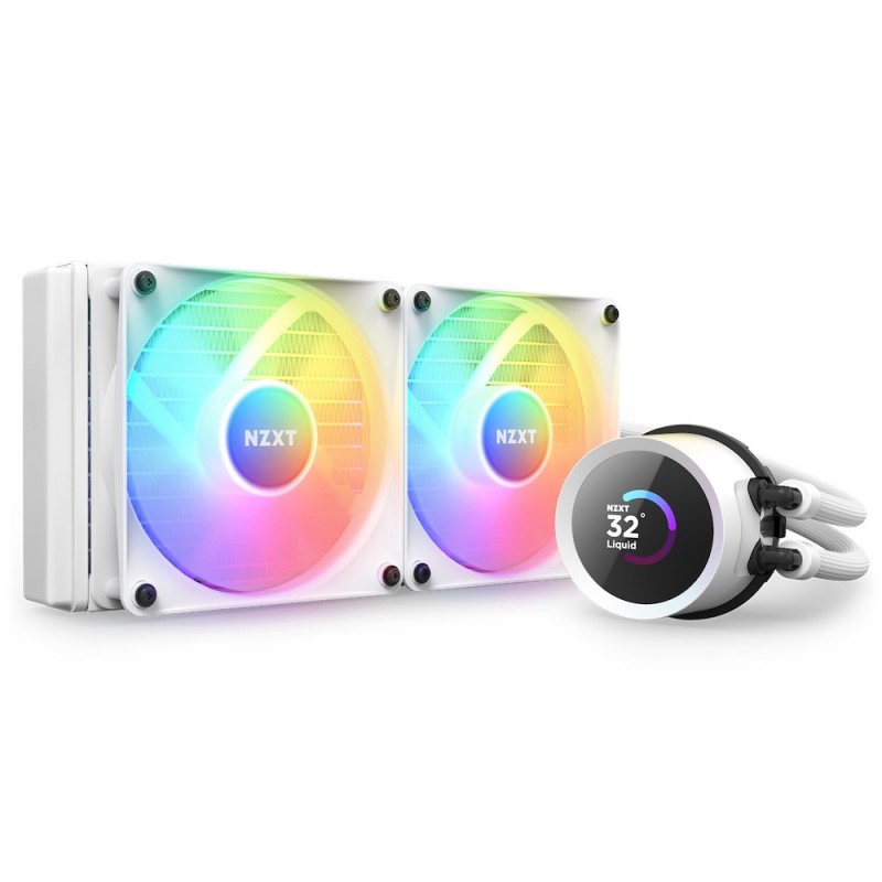 Dissipatore A Liquido NZXT Kraken 240 RGB 240 mm Bianco Dissipatore A Liquido NZXT Kraken 240 RGB 240 mm Bianco