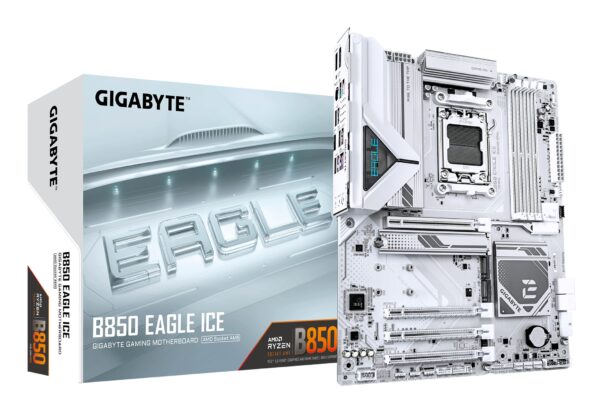 Scheda Madre Gigabyte GA-B850 EAGLE ICE ATX DDR5 Socket AM5 Bianco