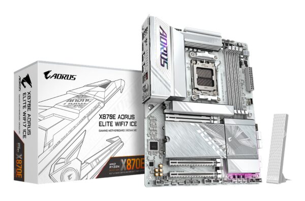 Scheda Madre Gigabyte GA-X870E A ELITE WIFI7 ICE ATX DDR5 Socket AM5