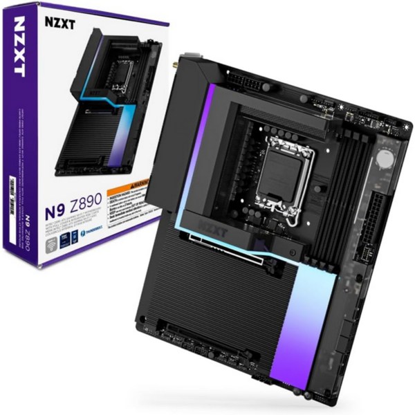 Scheda Madre NZXT N9 Z890 Black ATX DDR5 Socket LGA 1851 Nero
