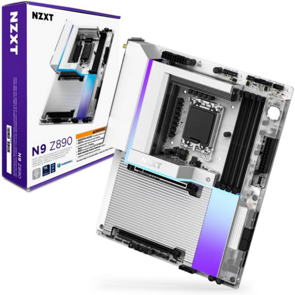 Scheda Madre NZXT N9 Z890 White ATX DDR5 Socket LGA 1851 Bianco