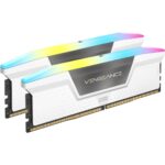Ram CORSAIR VENGEANCE DDR5 6400Mhz 32 GB (2X16) RGB XMP 3.0 CL36 BIANCO