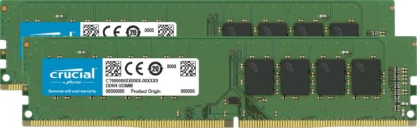 Ram Crucial DDR4 3200 MHz 32 GB (2x16) CL 22