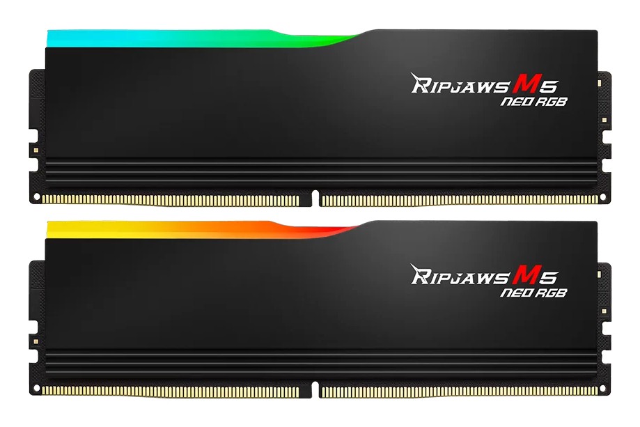 Ram G.Skill Ripjaws M5 Neo DDR5 6000Mhz 64GB (2x32) RGB CL28 Nero EXPO Ram G.Skill Ripjaws M5 Neo DDR5 6000Mhz 64GB (2x32) RGB CL28 Nero EXPO