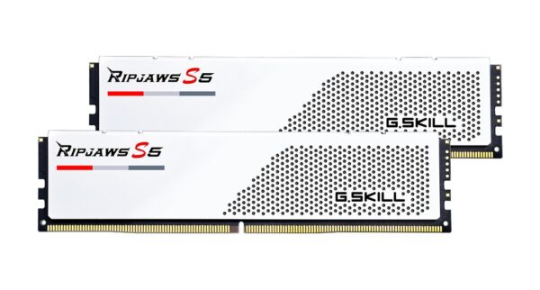 Ram G.SKILL RIPJAWS S5 DDR5 6000MHz 64GB (2x32) XMP 3.0 CL30 BIANCO
