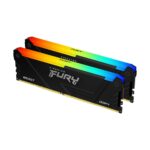 Ram Kingston Fury Beast DDR4 64GB (2x32) 3200Mhz RGB CL16 Nero