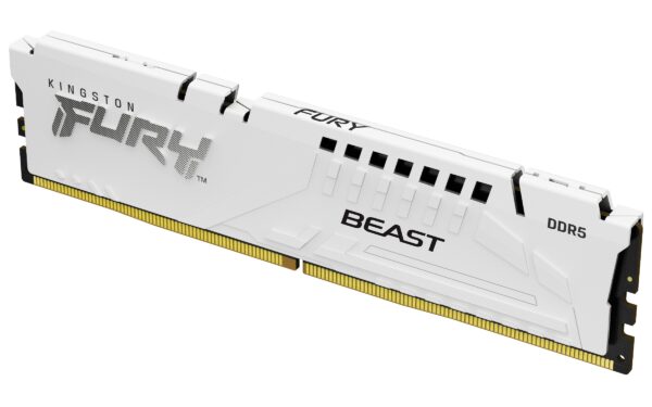 Ram Kingston Fury Beast DDR5 6000Mhz (1x16) 16GB rgb bianco xmp expo CL30