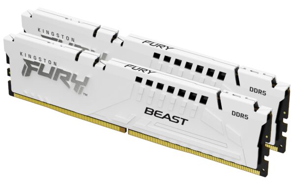 Ram Kingston Fury Beast DDR5 6000Mhz (2x32) 64GB bianco xmp expo CL30