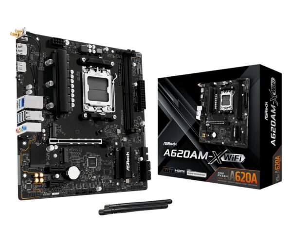 Scheda Madre Asrock A620AM-X WiFi AMD A620A Socket AM5 micro ATX