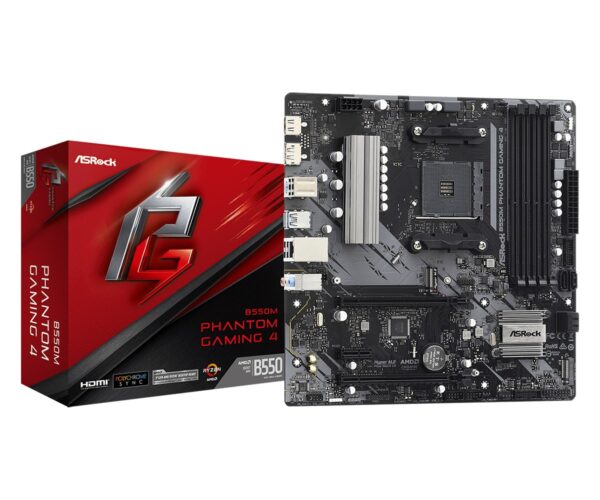 Scheda Madre ASROCK B550M Phantom Gaming 4 socket AM4