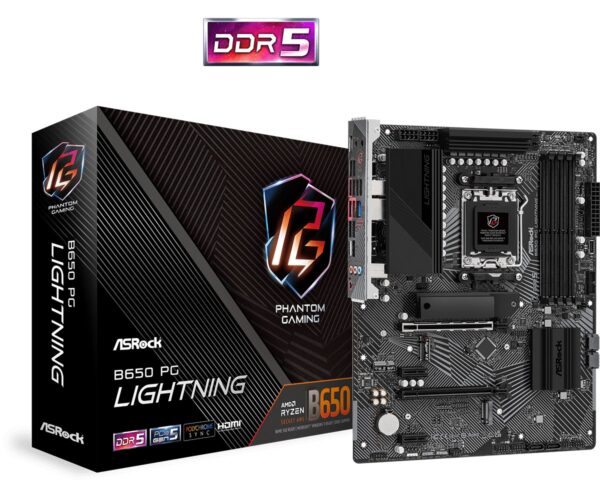 Scheda Madre ASROCK B650 Phantom Gaming Lightning socket AM5