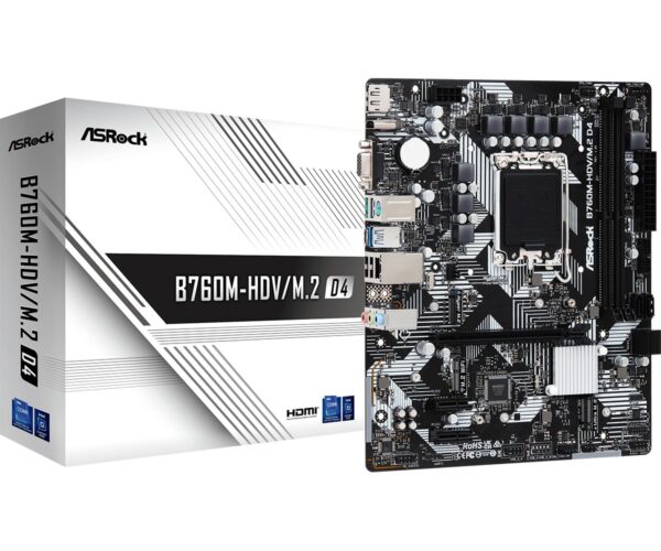 Scheda Madre ASROCK B760M-HDV/ M.2 D4 socket 1700