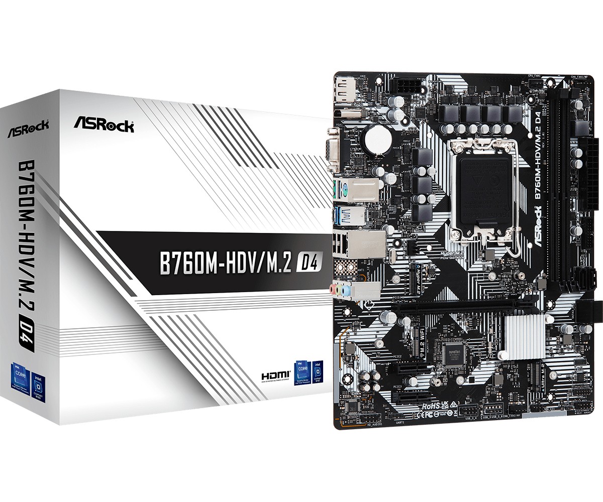 Scheda Madre ASROCK B760M-HDV/ M.2 D4 socket 1700 Scheda Madre ASROCK B760M-HDV/ M.2 D4 socket 1700