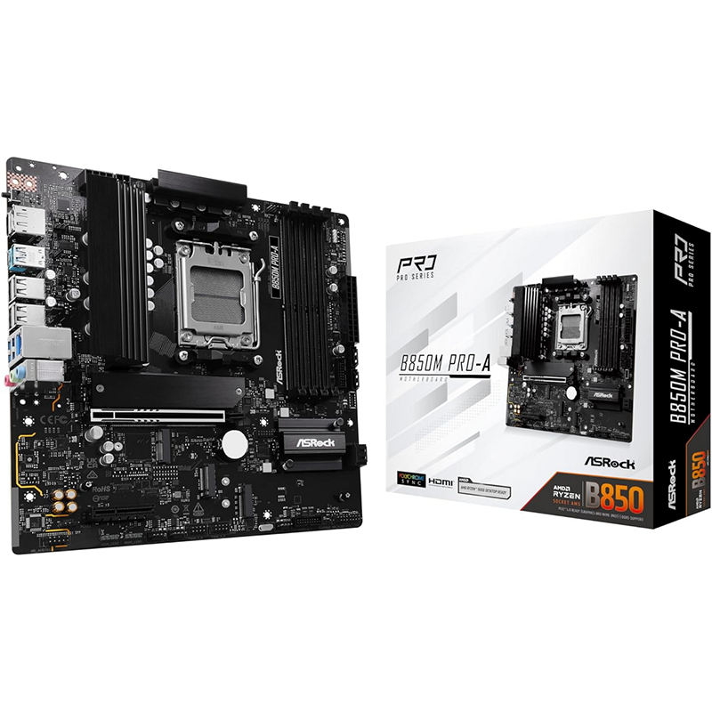 Scheda Madre ASROCK B850M Pro A Socket AM5 DDR5 Micro ATX Scheda Madre ASROCK B850M Pro A Socket AM5 DDR5 Micro ATX