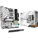 Scheda Madre ASROCK B850M Steel Legend WIFI Socket AM5 DDR5 Micro ATX Bianco