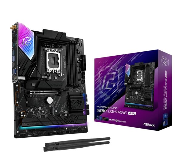 Scheda Madre ASROCK B860 Phantom Gaming Lightning WIFI LGA 1851 DDR5 ATX