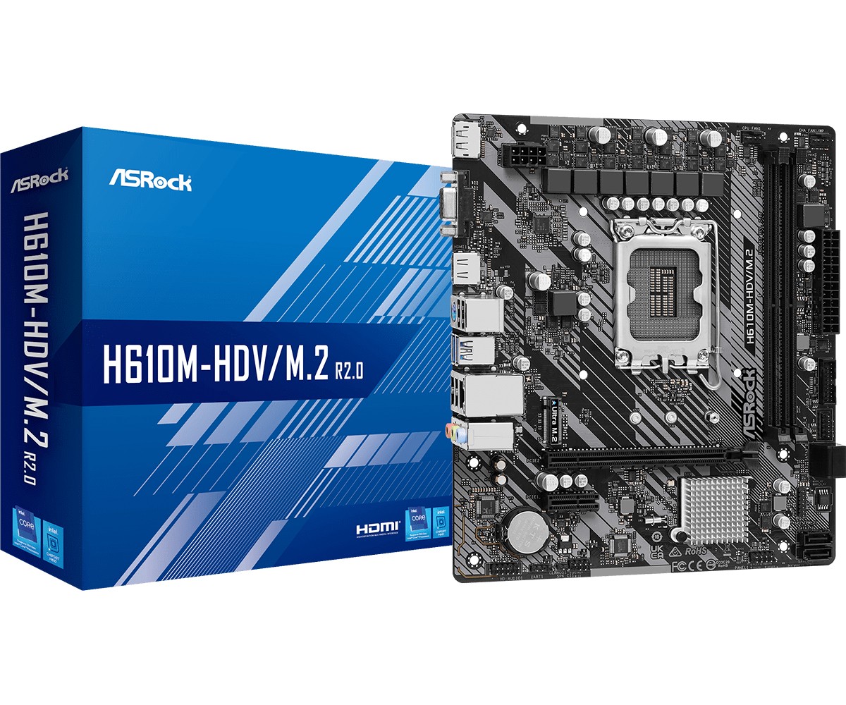 Scheda Madre ASROCK H610M-HDV/M.2 R2.0 socket 1700 Scheda Madre ASROCK H610M-HDV/M.2 R2.0 socket 1700