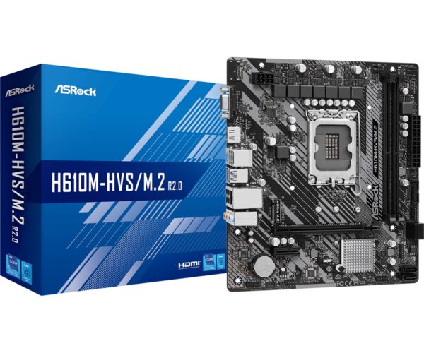 Scheda Madre ASRock H610M-HVS/M.2 R2.0 - SPEDIZIONE IMMEDIATA