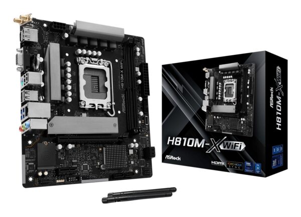 Scheda Madre ASROCK H810M-X WiFi Micro-ATX DDR5 Socket LGA 1851