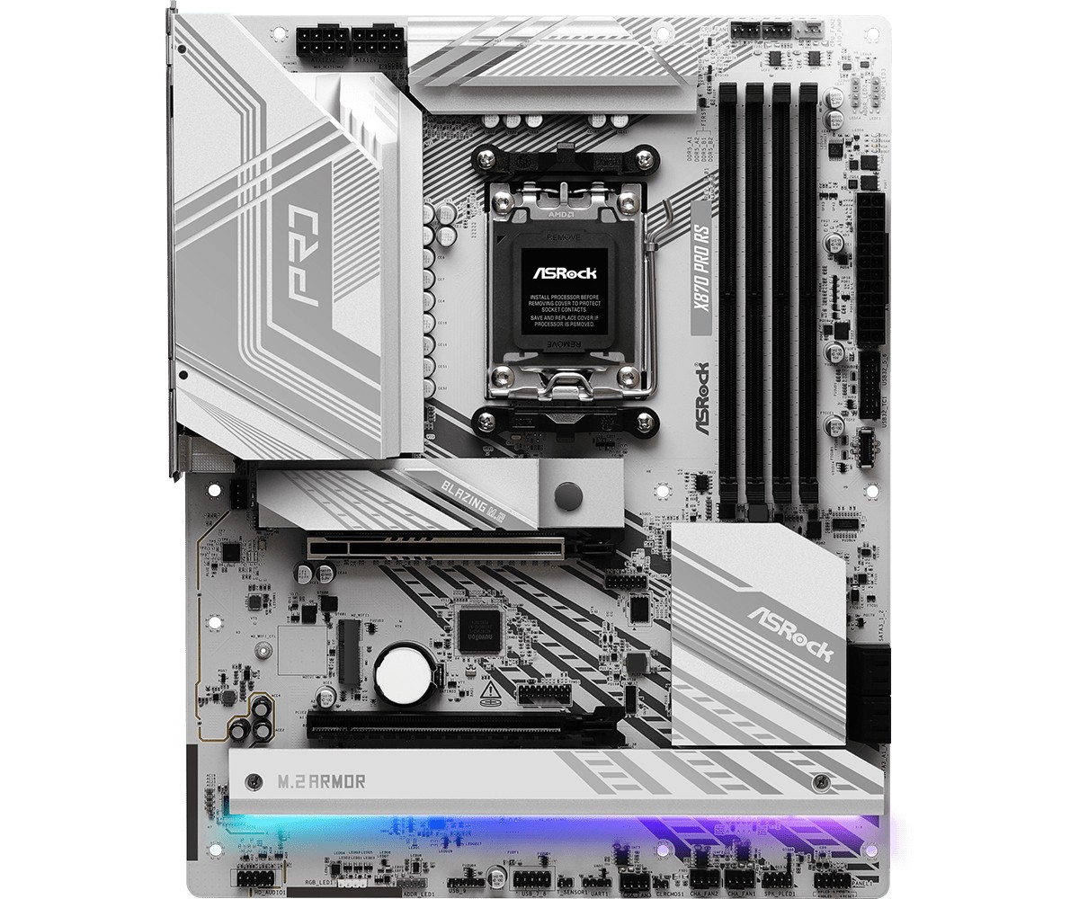 Scheda Madre ASRock X870 Pro RS AMD X870 Socket AM5 DDR5 - SPEDIZIONE IMMEDIATA Scheda Madre ASRock X870 Pro RS AMD X870 Socket AM5 DDR5 - SPEDIZIONE IMMEDIATA