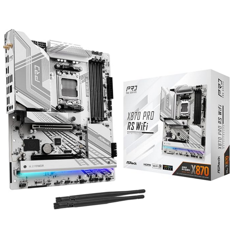 Scheda Madre ASRock X870 Pro RS WiFi AMD X870 Socket AM5 DDR5 Scheda Madre ASRock X870 Pro RS WiFi AMD X870 Socket AM5 DDR5