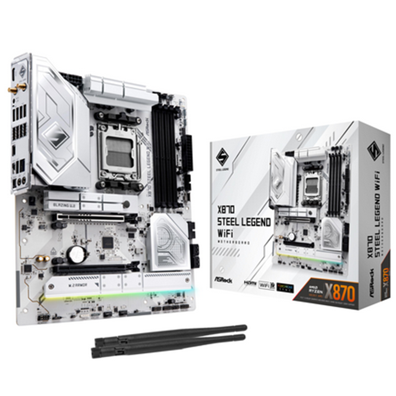 Scheda Madre ASRock X870 Steel Legend WiFi Socket AM5 Scheda Madre ASRock X870 Steel Legend WiFi Socket AM5