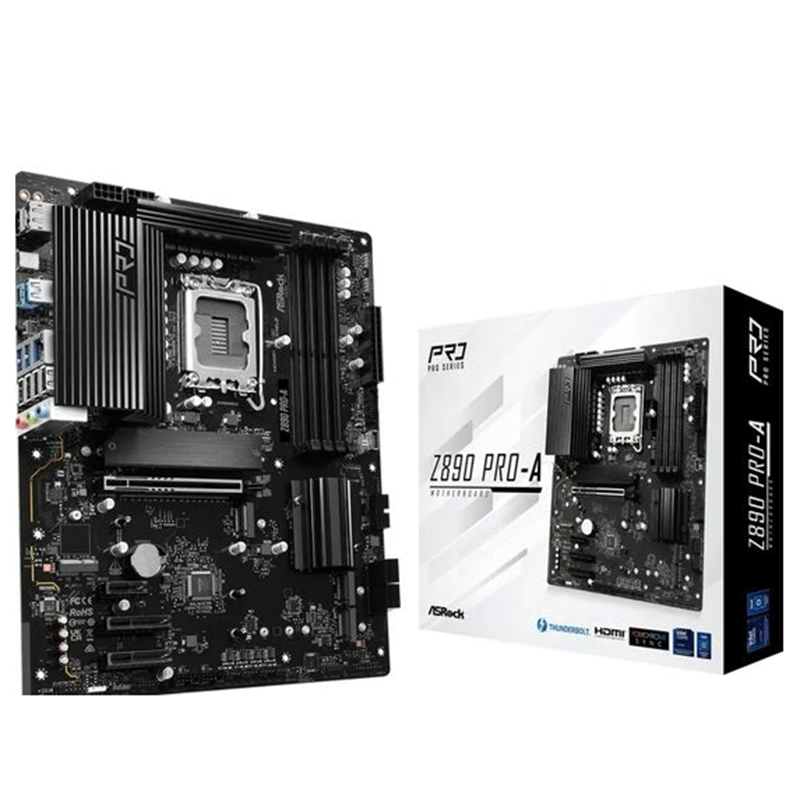 Scheda Madre ASRock Z890 PRO-A LGA1851 ATX DDR5 Scheda Madre ASRock Z890 PRO-A LGA1851 ATX DDR5