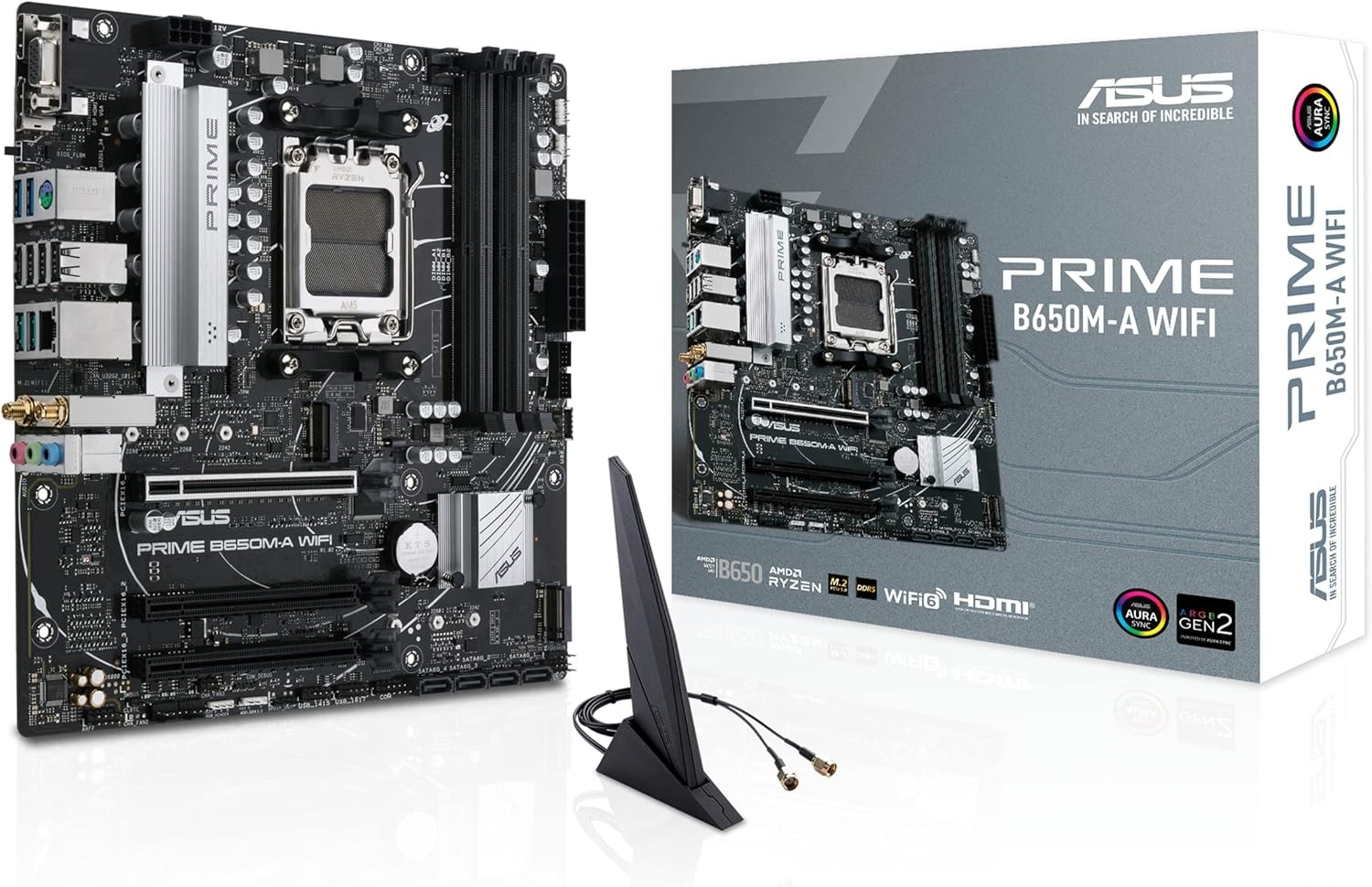 Scheda Madre ASUS PRIME B650M-A WIFI AM5 Micro-ATX Scheda Madre ASUS PRIME B650M-A WIFI AM5 Micro-ATX