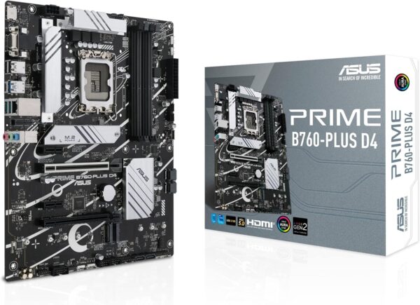 Scheda Madre ASUS PRIME B760 PLUS D4 LGA 1700 ATX