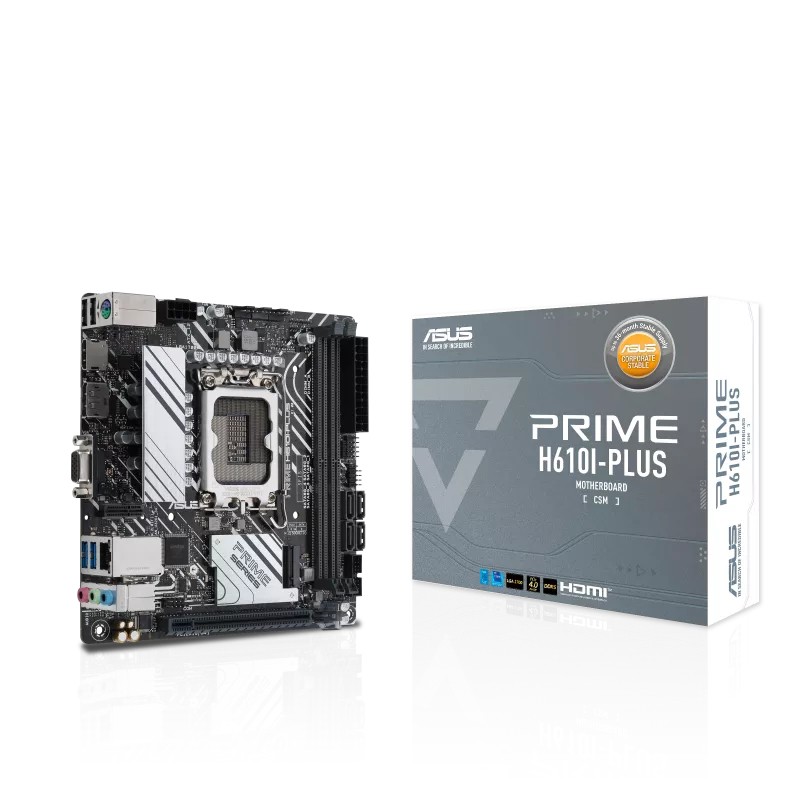 Scheda Madre ASUS PRIME H610I-PLUS-CSM LGA 1700 Scheda Madre ASUS PRIME H610I-PLUS-CSM LGA 1700
