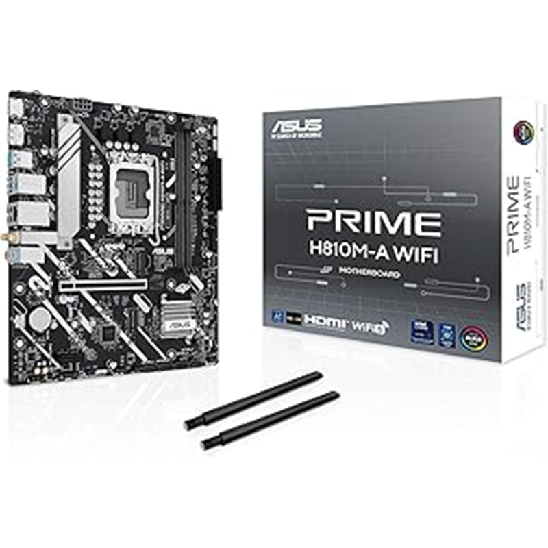 Scheda Madre Asus PRIME H810M-A WIFI LGA 1851 DDR5 Micro ATX Scheda Madre Asus PRIME H810M-A WIFI LGA 1851 DDR5 Micro ATX