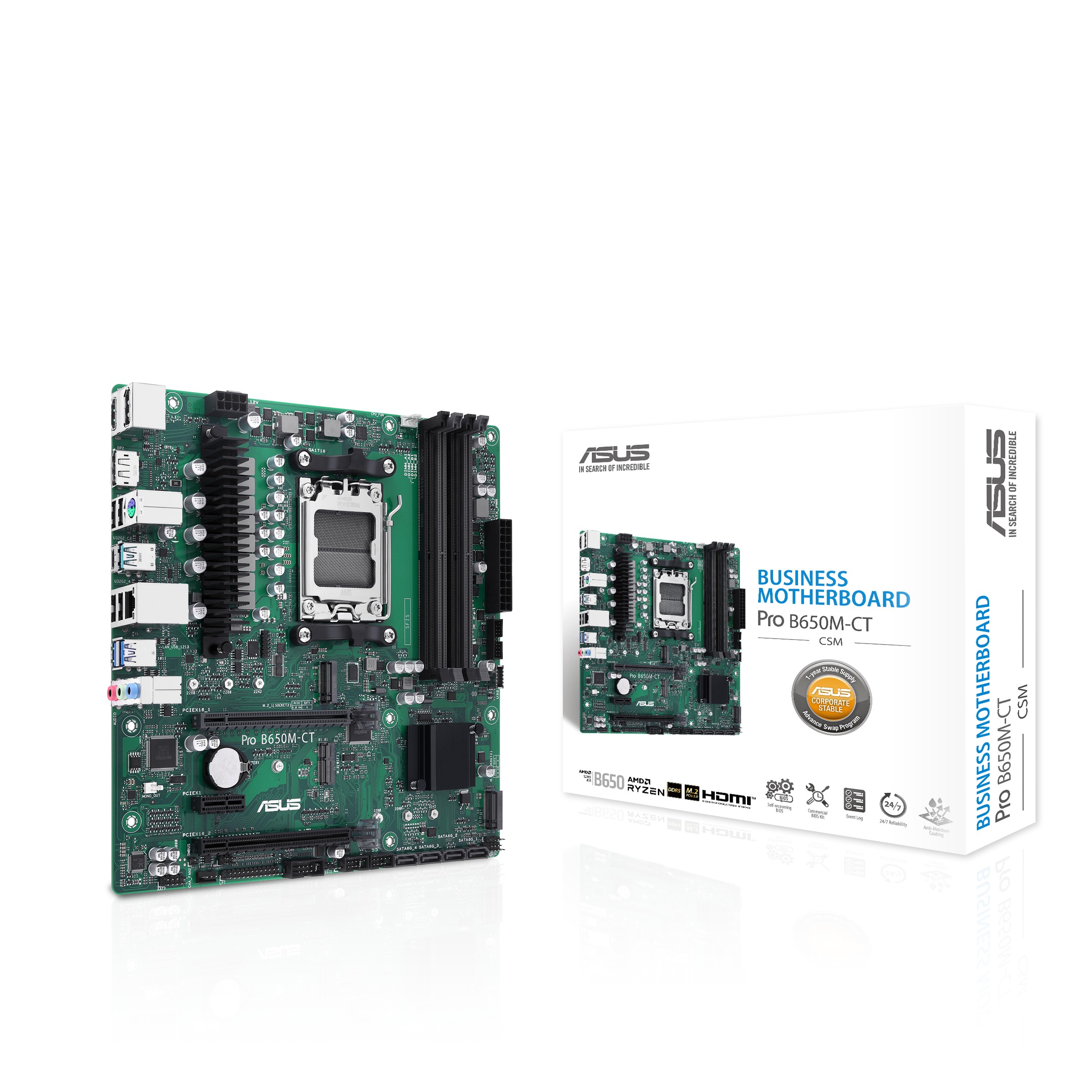 Scheda Madre ASUS Pro B650M CT CSM socket AM5 Scheda Madre ASUS Pro B650M CT CSM socket AM5