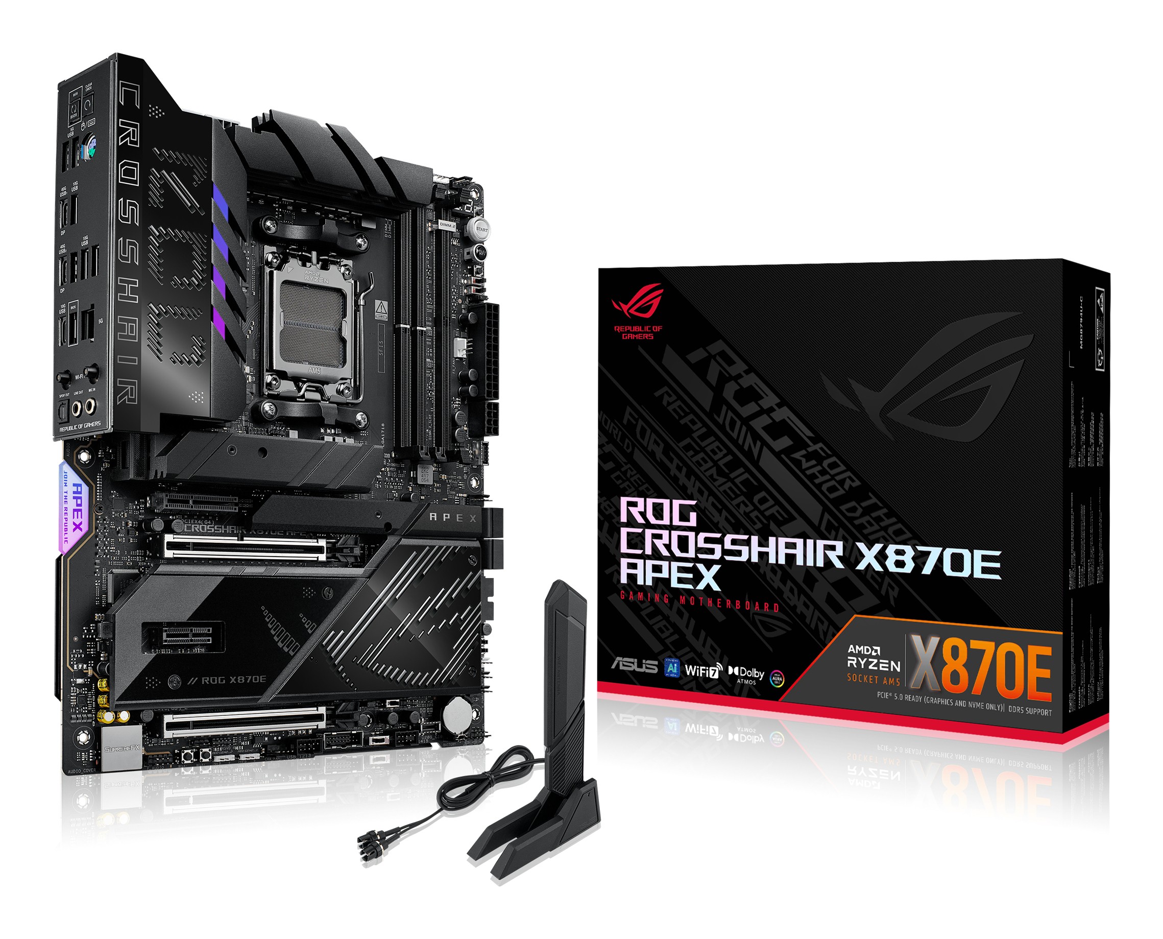 Scheda Madre Asus ROG CROSSHAIR X870E APEX ATX DDR5 Socket AM5 Scheda Madre Asus ROG CROSSHAIR X870E APEX ATX DDR5 Socket AM5